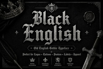Creative Black Fonts for Modern Web Design