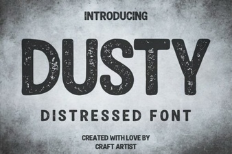 Dusty Fonts: Vintage Style for Modern Designs