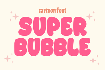 Designing with Super Bubble Fonts