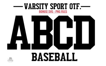 Varsity Sport Army Font Design & Download