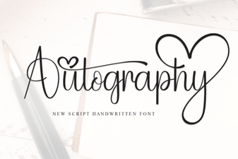 Design with Your Signature Using Autography Font