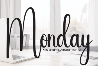 Monday Font Styles for Creative Projects