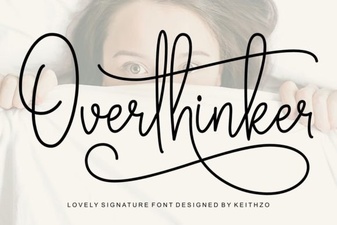 Free Overthinker Font for Creative Designs